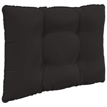 Sofakissen für draußen Stoff Schwarz 60 x 50,5 cm