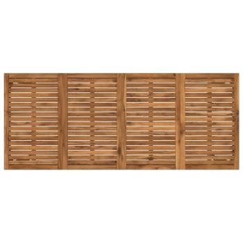 Gartenbar-Tisch NAARDEN Natürlich und Schwarz