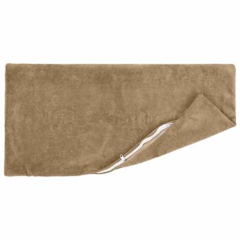 Wurfkissen 6 stk. HEERLEN Taupe 30 x 50 cm Mikrofaser Fleece