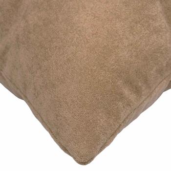 Wurfkissen 6 stk. HEERLEN Taupe 30 x 50 cm Mikrofaser Fleece