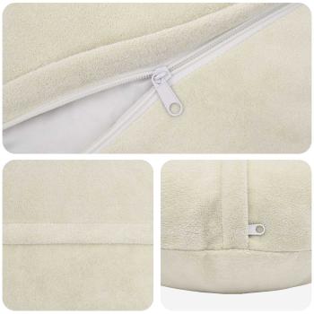 Wurfkissen 2 stk. HEERLEN Creme Durchmesser 30 cm