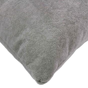 Wurfkissen 6 stk. HEERLEN Hellgrau 30 x 50 cm Mikrofaser Fleece
