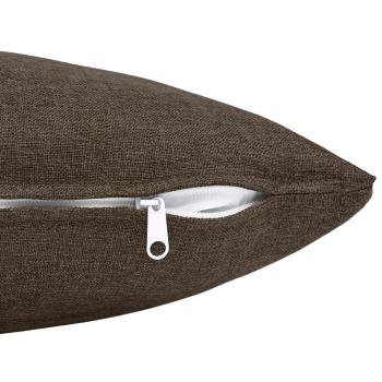 Wurfkissen 12 stk. HEERLEN Taupe 40 x 80 cm Stoff