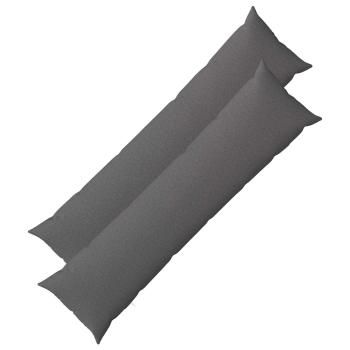 Wurfkissen 2 stk. HEERLEN Hellgrau 40 x 145 cm Stoff