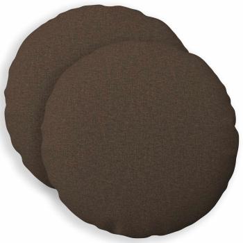 Wurfkissen 2 stk. HEERLEN Taupe Durchmesser 40 cm Stoff