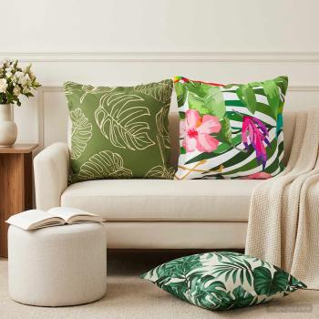 ARDEBO.de - Wurfkissen 6 stk. HOUTEN Mehrfarbig 50 x 50 cm Polyester