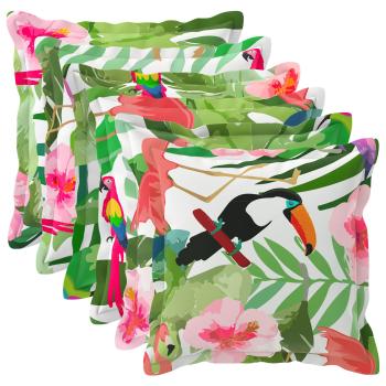 Wurfkissen 6 stk. HOUTEN Mehrfarbig 50 x 50 cm Polyester