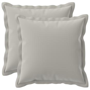 Wurfkissen 2 stk. HOUTEN Grau 45 x 45 cm Polyester