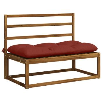 Bankkissen VIANEN 2 stk. 100 % Polyester Rot 110 x 60 x 12 cm