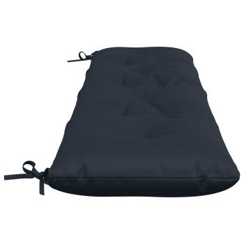Bankkissen VIANEN 2 stk. 100 % Polyester Dunkelblau