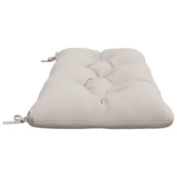 Bankkissen VIANEN 2 stk. 100 % Polyester Weiß 120 x 50 x 12 cm