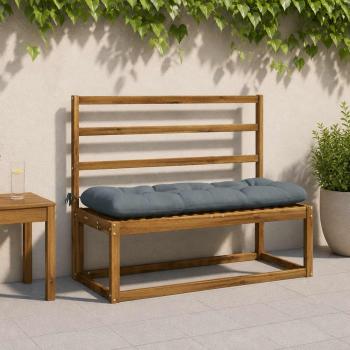 ARDEBO.de - Bankkissen VIANEN 2 stk. 100 % Polyester Blau 120 x 40 x 12 cm