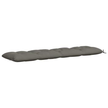 Bankkissen VIANEN 100 % Polyester Grau 200 x 50 x 12 cm