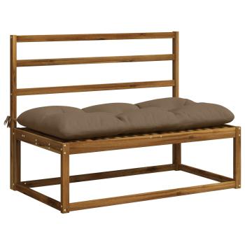 Bankkissen VIANEN 100 % Polyester Taupe 110 x 60 x 12 cm