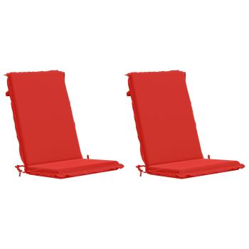 Hochlehner-Auflage GEMERT 2 stk. 100 % Polyester Rot