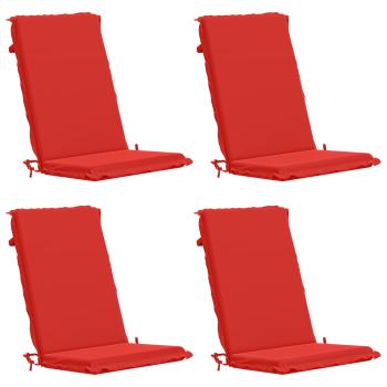 Hochlehner-Auflage GEMERT 4 stk. 100 % Polyester Rot