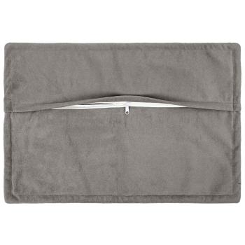 Wurfkissen 6 stk. HOUTEN Hellgrau 30 x 50 cm Mikrofaser Fleece