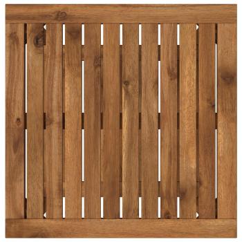 Couchtisch Natur 48,5 x 49 x 45 cm Massivholz Akazie