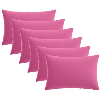 Wurfkissen 6 stk. HEERLEN Rosa 30 x 50 cm Polyester