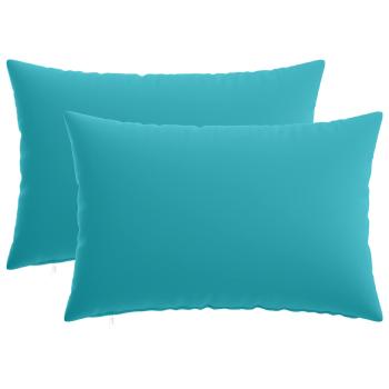 Wurfkissen 2 stk. HEERLEN Türkis 30 x 50 cm Polyester