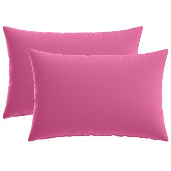 Wurfkissen 2 stk. HEERLEN Rosa 30 x 50 cm Polyester