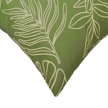 Wurfkissen 6 stk. HEERLEN Blattdesign 50 x 50 cm Polyester