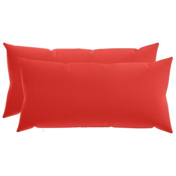 Wurfkissen 2 stk. HEERLEN Rot 40 x 80 cm Polyester