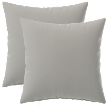 Wurfkissen 2 stk. HEERLEN Grau 40 x 40 cm Polyester