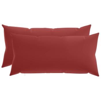 Wurfkissen 2 stk. HEERLEN Weinrot 40 x 70 cm Polyester