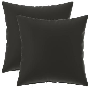 Wurfkissen 2 stk. HEERLEN Schwarz 40 x 40 cm Polyester