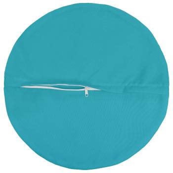 Wurfkissen 6 stk. HEERLEN Türkis Durchmesser 40 cm Polyester