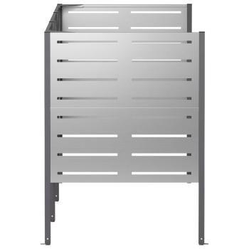 Mülltonnen-Sichtschutz 249 x 85 x 113 cm Verzinkter Stahl