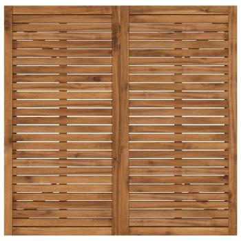 Gartentisch Natur 110 x 108,5 x 75 cm Massivholz Akazie