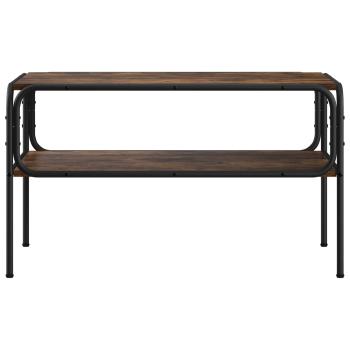 Beistelltisch Räuchereiche 100 x 50 x 46 cm Holzwerkstoff