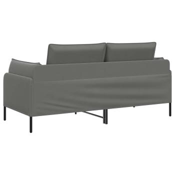 2-Sitzer Sofa 2-Sitzer Dunkelgrau 188 x 81 x 89 cm Samt