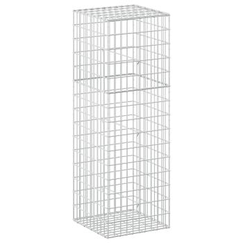Gabione mit 5 mm Draht und 5x10 cm Maschen 50x50x150 cm