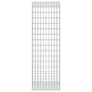 Gabione mit 5 mm Draht und 5x10 cm Maschen 50x50x150 cm