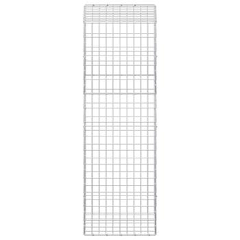 Gabione mit 5 mm Draht und 5x10 cm Maschen 50x50x150 cm