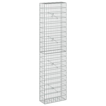 Gabione mit 5 mm Draht und 5x10 cm Maschen 50x20x200 cm