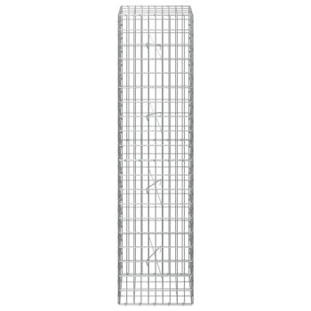 Gabione mit 5 mm Draht und 5x10 cm Maschen 50x20x200 cm