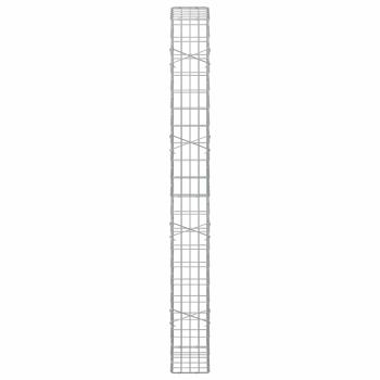 Gabione mit 5 mm Draht und 5x10 cm Maschen 50x20x200 cm