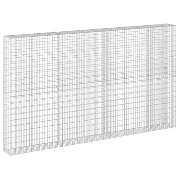 Gabione mit 5 mm Draht und 5x10 cm Maschen 350x30x200 cm