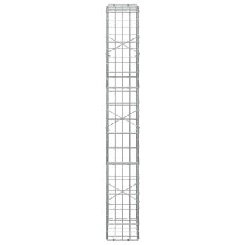 Gabione mit 5 mm Draht und 5x10 cm Maschen 50x20x150 cm