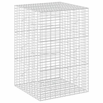 Gabione mit 5 mm Draht und 5x10 cm Maschen 100x100x150 cm