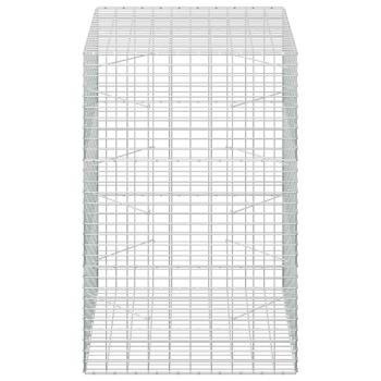 Gabione mit 5 mm Draht und 5x10 cm Maschen 100x100x150 cm