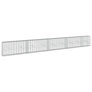 Gabione mit 5 mm Draht und 5x10 cm Maschen 450x20x50 cm