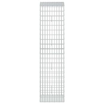 Gabione mit 5 mm Draht und 5x10 cm Maschen 50x50x200 cm
