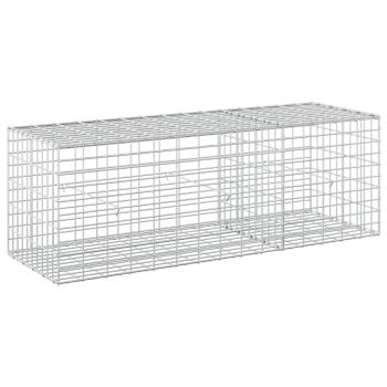 Gabione mit 5 mm Draht und 5x10 cm Maschen 150x50x50 cm