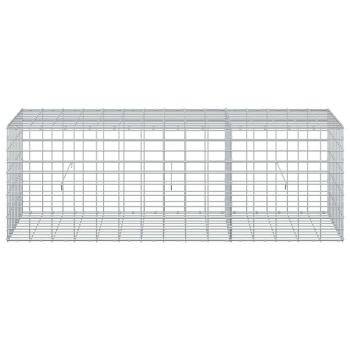 Gabione mit 5 mm Draht und 5x10 cm Maschen 150x50x50 cm