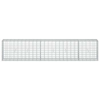 Gabione mit 5 mm Draht und 5x10 cm Maschen 250x30x50 cm